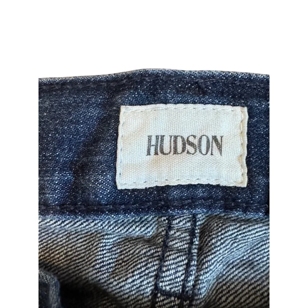 Hudson Bootcut Jeans Mens Dark Blue Denim Made In Mexico - Picture 3 of 5